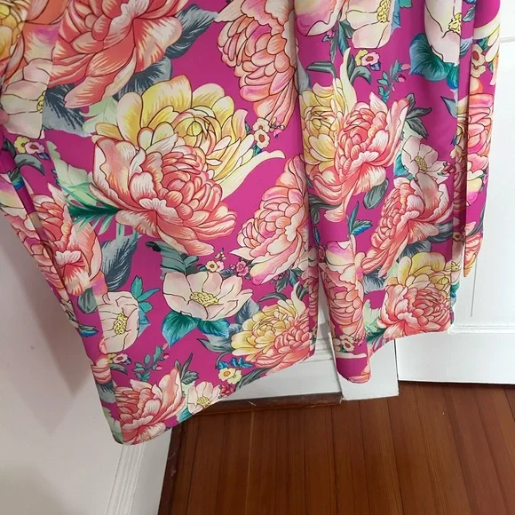 Anthropologie Farm Rio Floral Jumpsuit Wide Leg - Picture 4 of 7